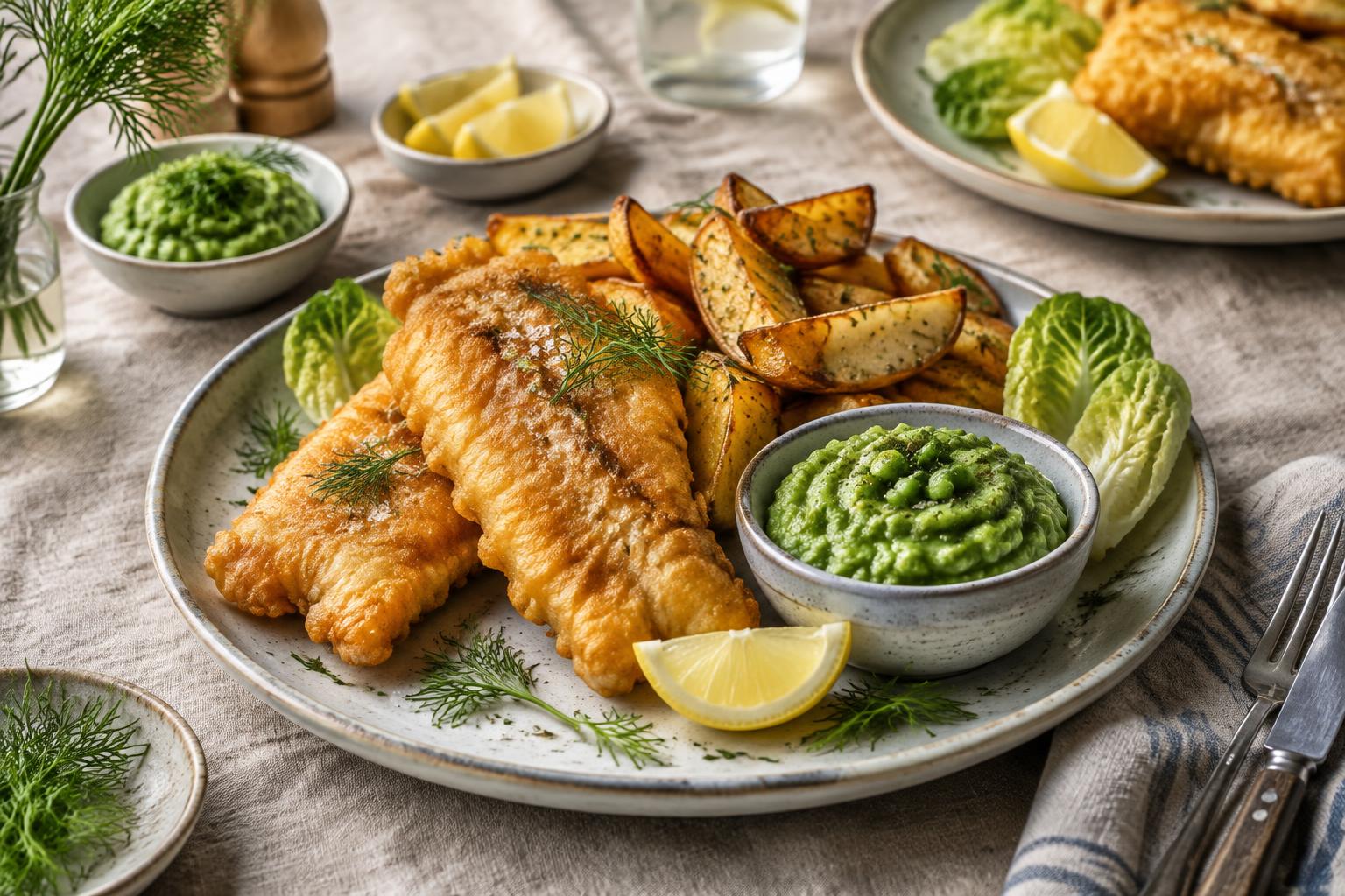 Helgtips: Fish and chips med ärtpuré