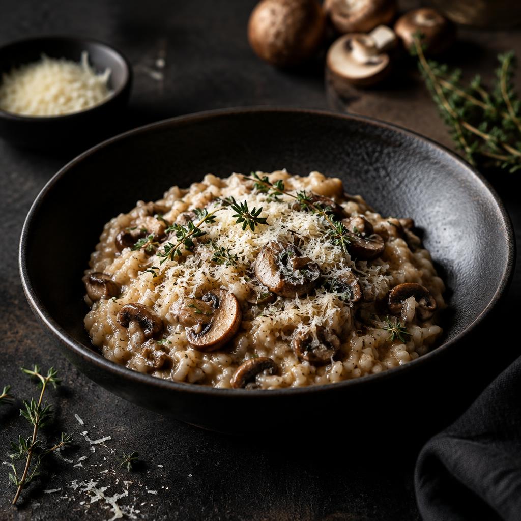 Svamprisotto med parmesan